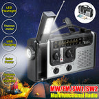 Multi-Band Solar Hand-Crank Radio Receiver