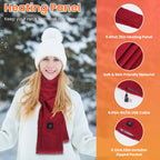 USB Heated Neck Wrap Warm Scarf 3 Heat Levels
