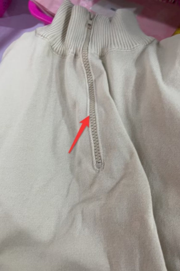 Men's Stand Collar Zipper Sweater Winter