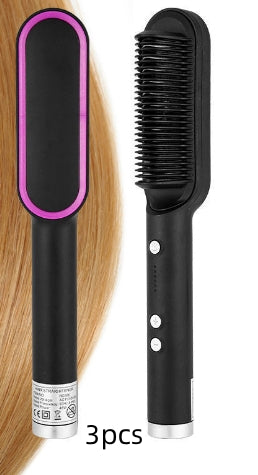 New 2-In-1 Hair Straightener Hot Comb