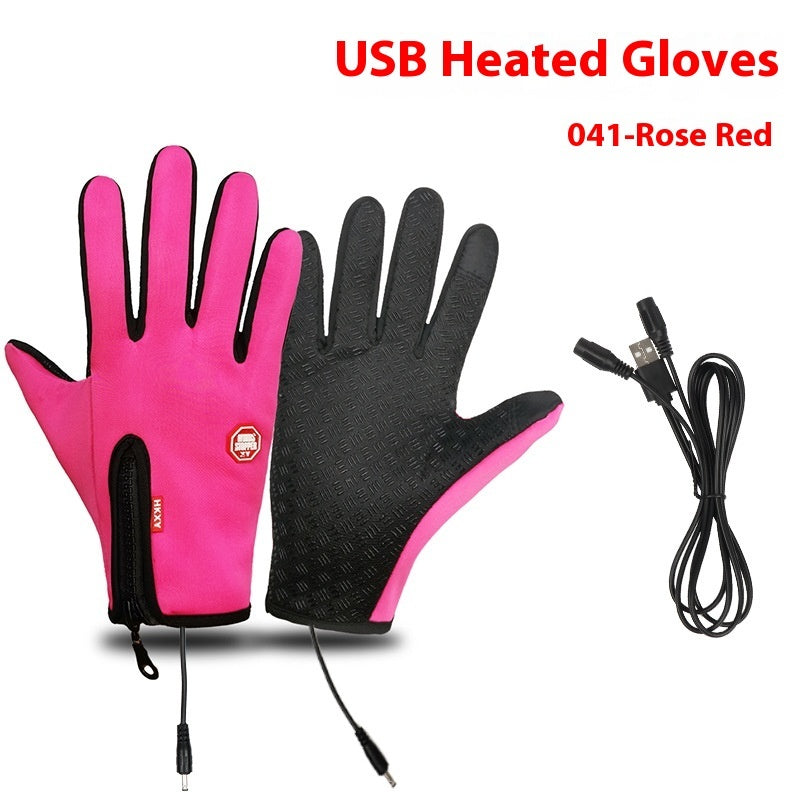 USB Heated Winter Gloves – Touchscreen