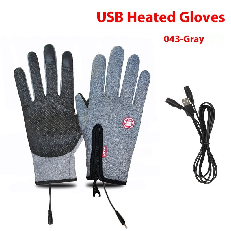 USB Heated Winter Gloves – Touchscreen