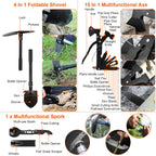 121Pcs Per Set Survival Kits Professional Emergency Survival Gear Tactical First Aid Kit Supplies For Outdoor Adventure Camping Hiking Hunting