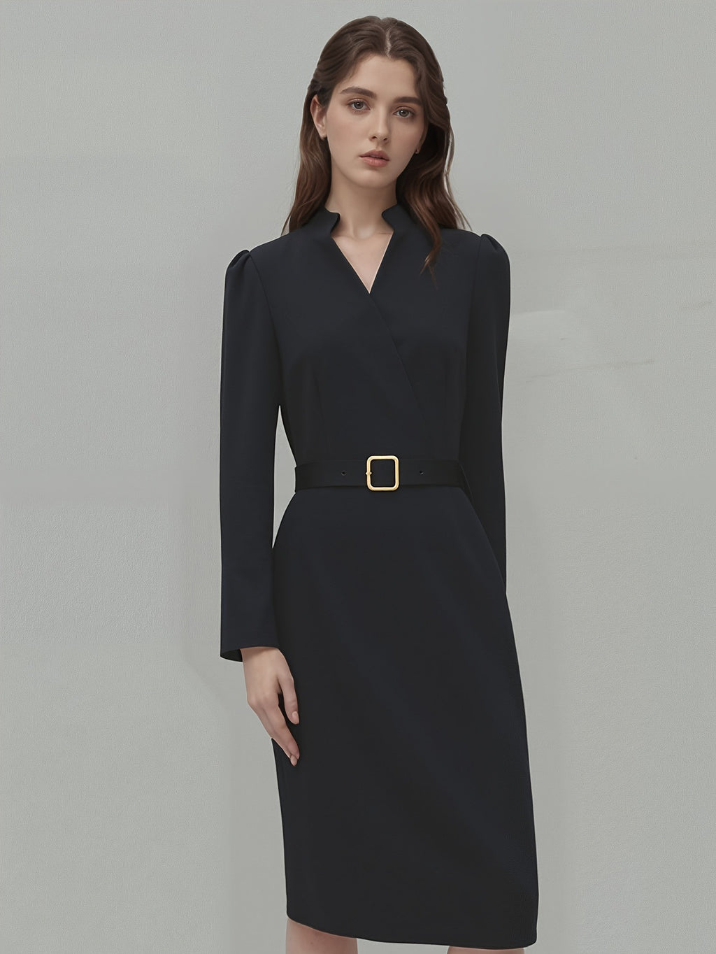 Slim-Fitting Casual Suit Dress for Women