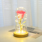 Eternal Rose LED Light in Glass Dome