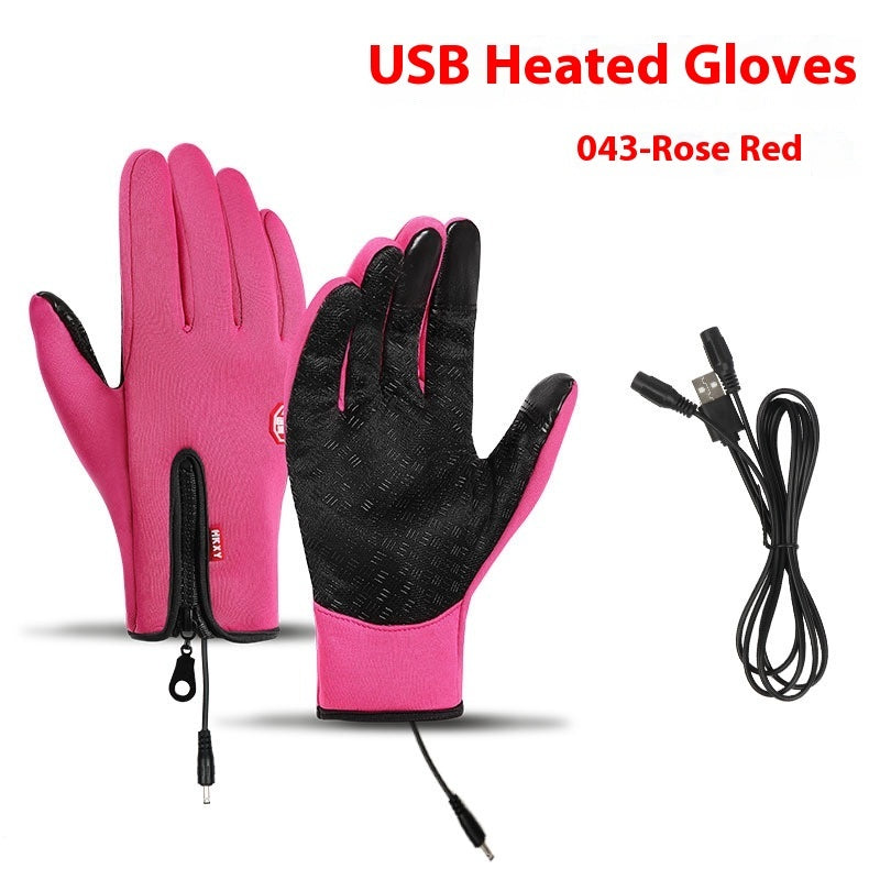 USB Heated Winter Gloves – Touchscreen