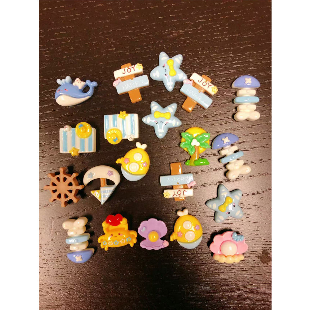 Resin Magnets Seashell, Starfish & Coastal Decor