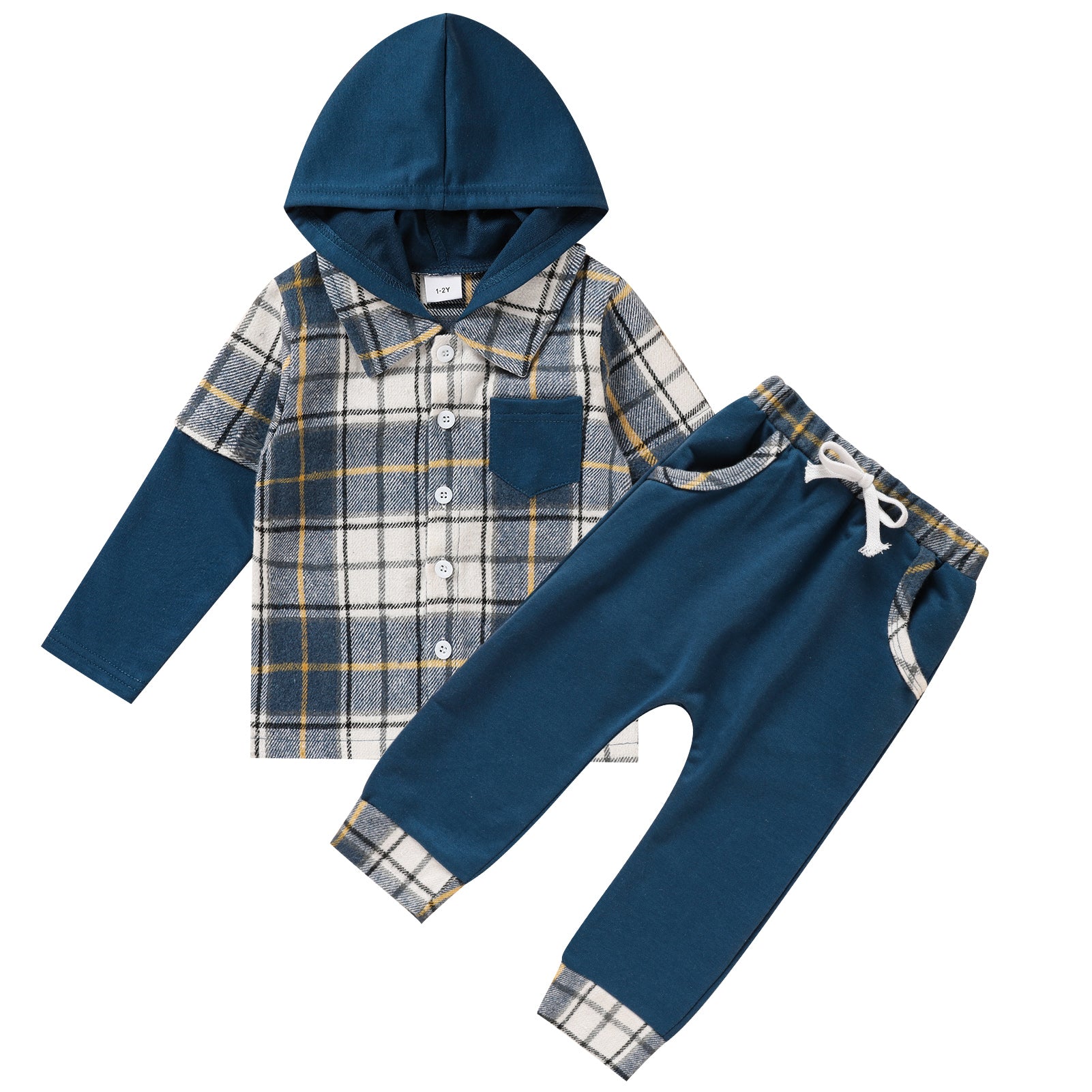 Toddler Baby Boy Clothes Long Sleeve 2pcs Set