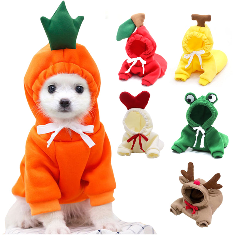 Cute Fruit Hoodie for Small Dogs & Cats