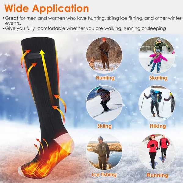 Electric Heated Socks for Men & Women