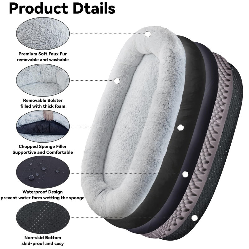 Human Dog Bed Comfort Bed for You & Your Pets