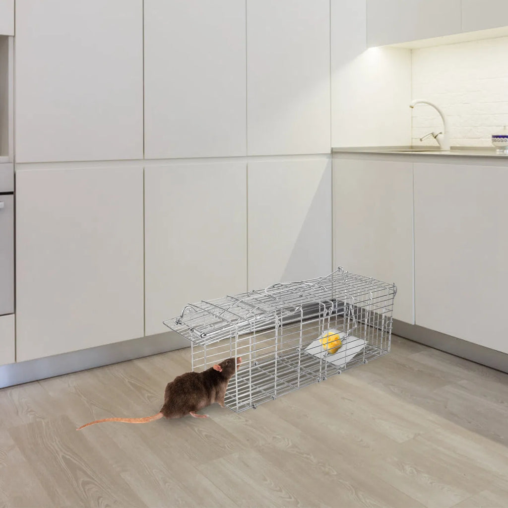 Foldable Humane Rat Trap Cage –  Rodent