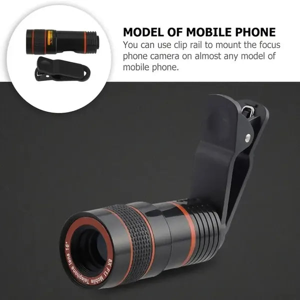 Mobile Phone Telephoto Lens Attachment