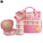 5PCS Baby Nappy Diaper Bag Set
