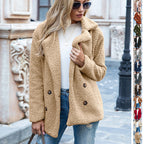 Women’s Loose Lapel Fluffy Coat