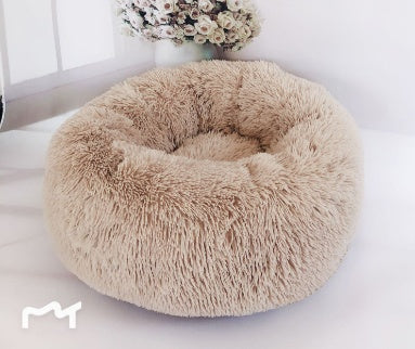 Plush Warm Dog & Cat Bed – Cozy Winter Pet Nest
