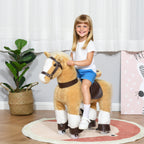 Plush Ride-On Walking Horse – Kids Riding Chair