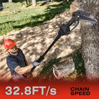 2-in-1 Cordless Pole Saw & Mini Chainsaw