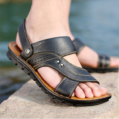 Men’s Leather Sandals Beach & Casual Wear