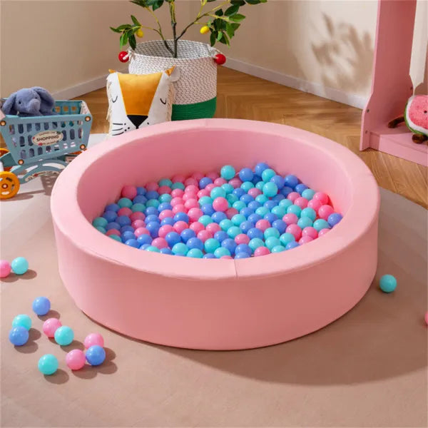 42" Kids Round Foam Ball Pit – Soft Play Area
