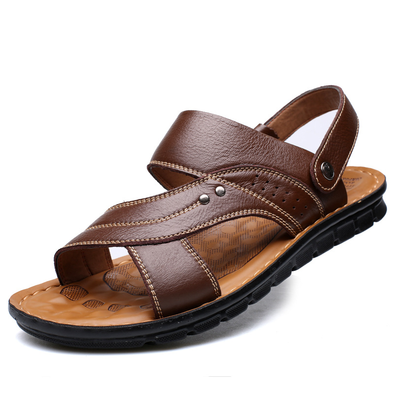 Men’s Leather Sandals Beach & Casual Wear