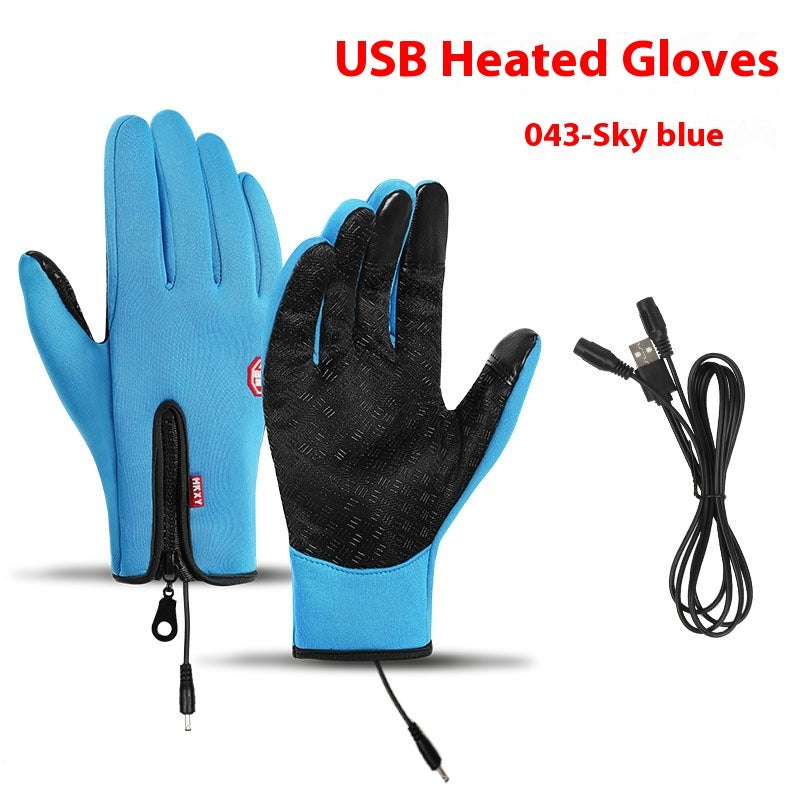 USB Heated Winter Gloves – Touchscreen