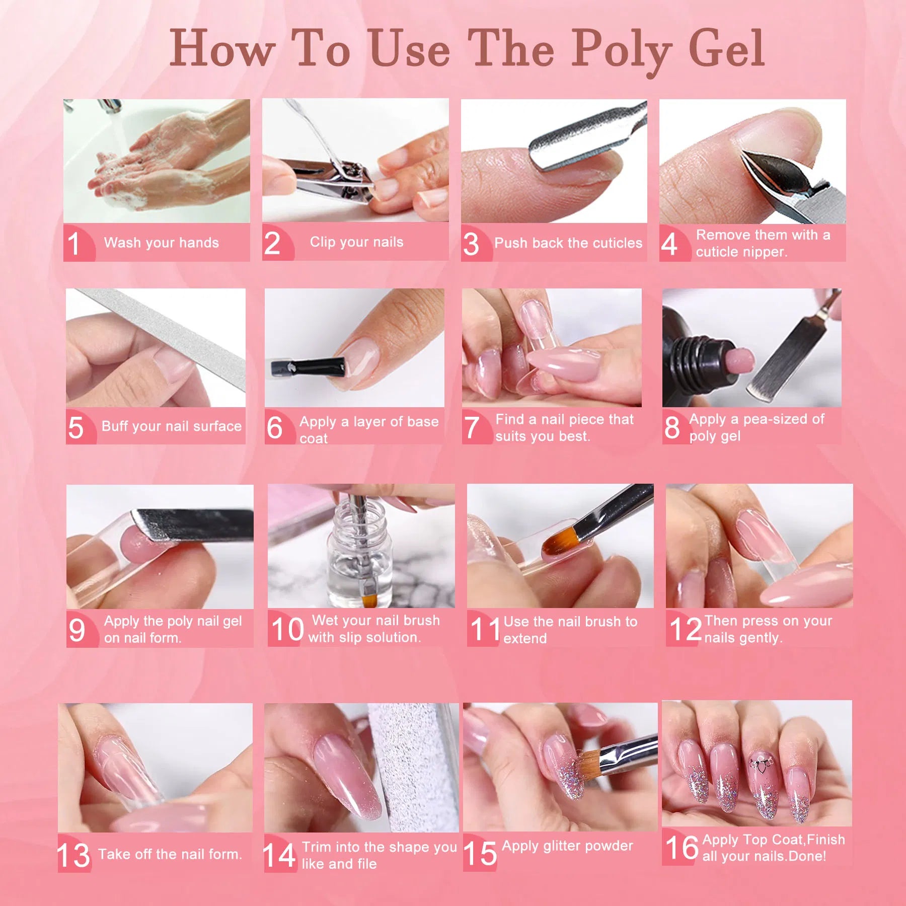 Poly Gel Nail Kit
