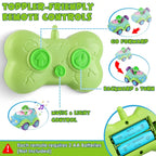 2-Pack Dinosaur Remote Control Cars for Toddlers