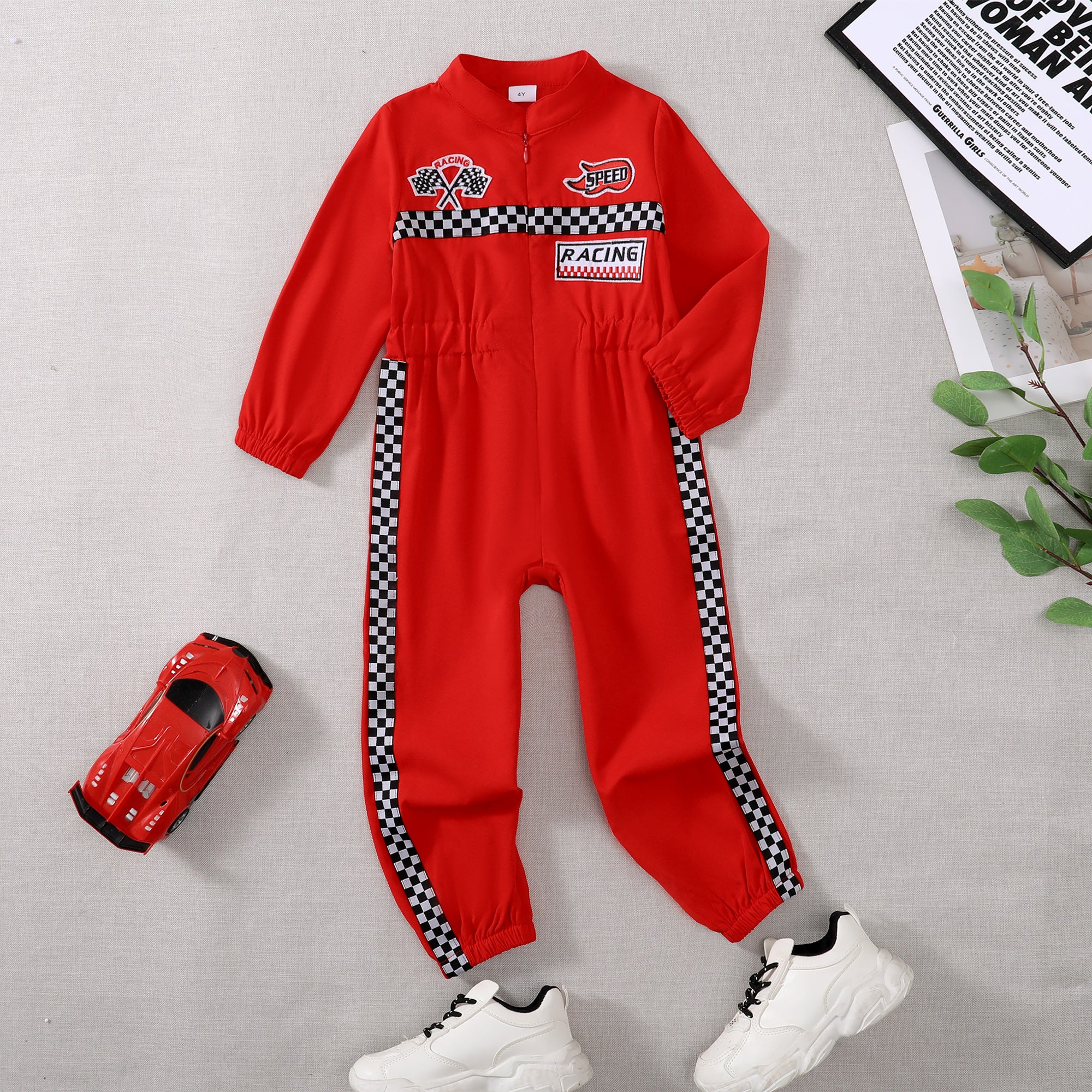 Toddler Racing Driver Jumpsuit – Kids Race Car