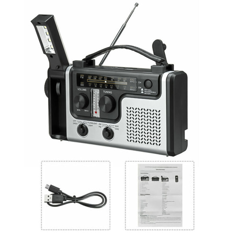 Multi-Band Solar Hand-Crank Radio Receiver